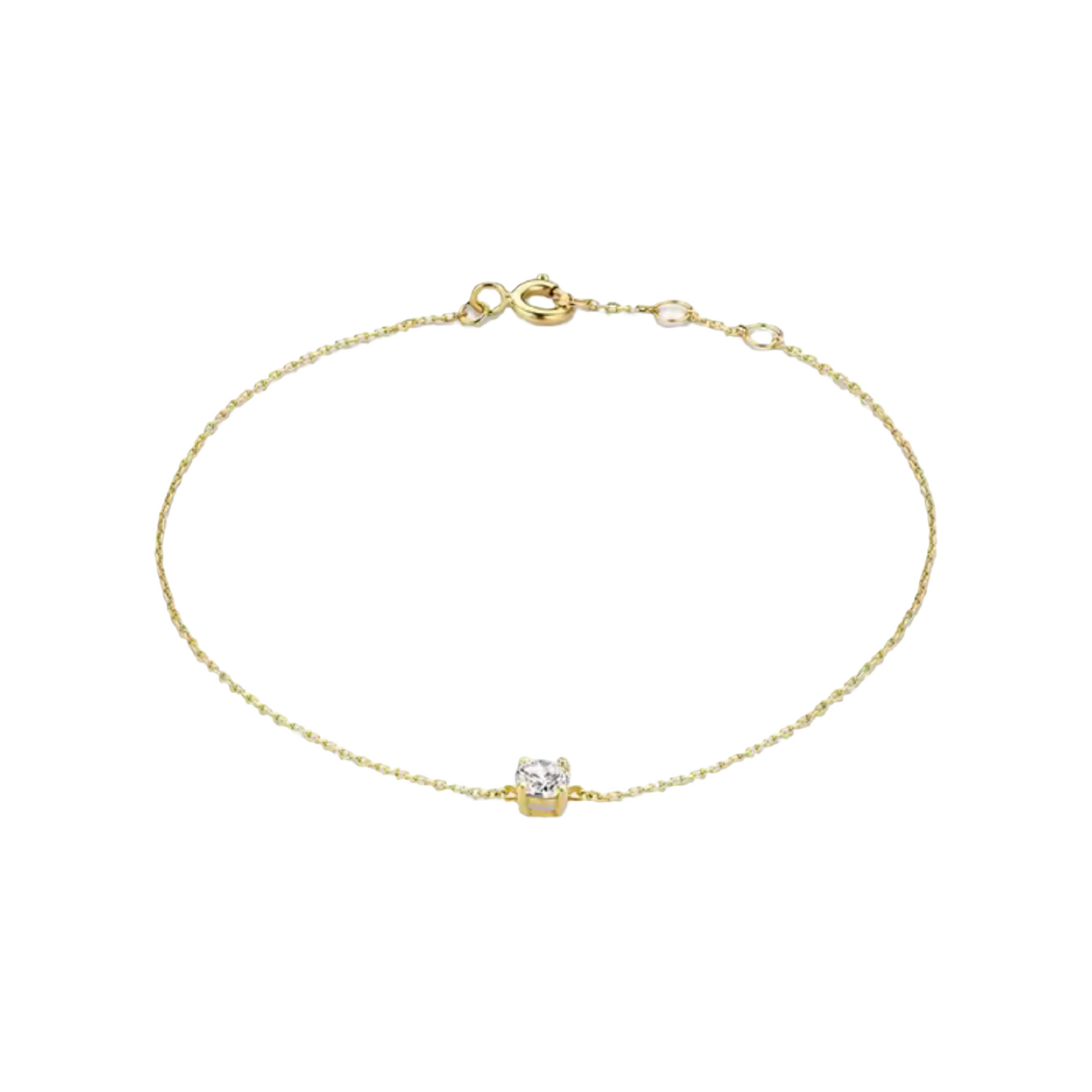 Zircon Minimalist Chain Bracelet