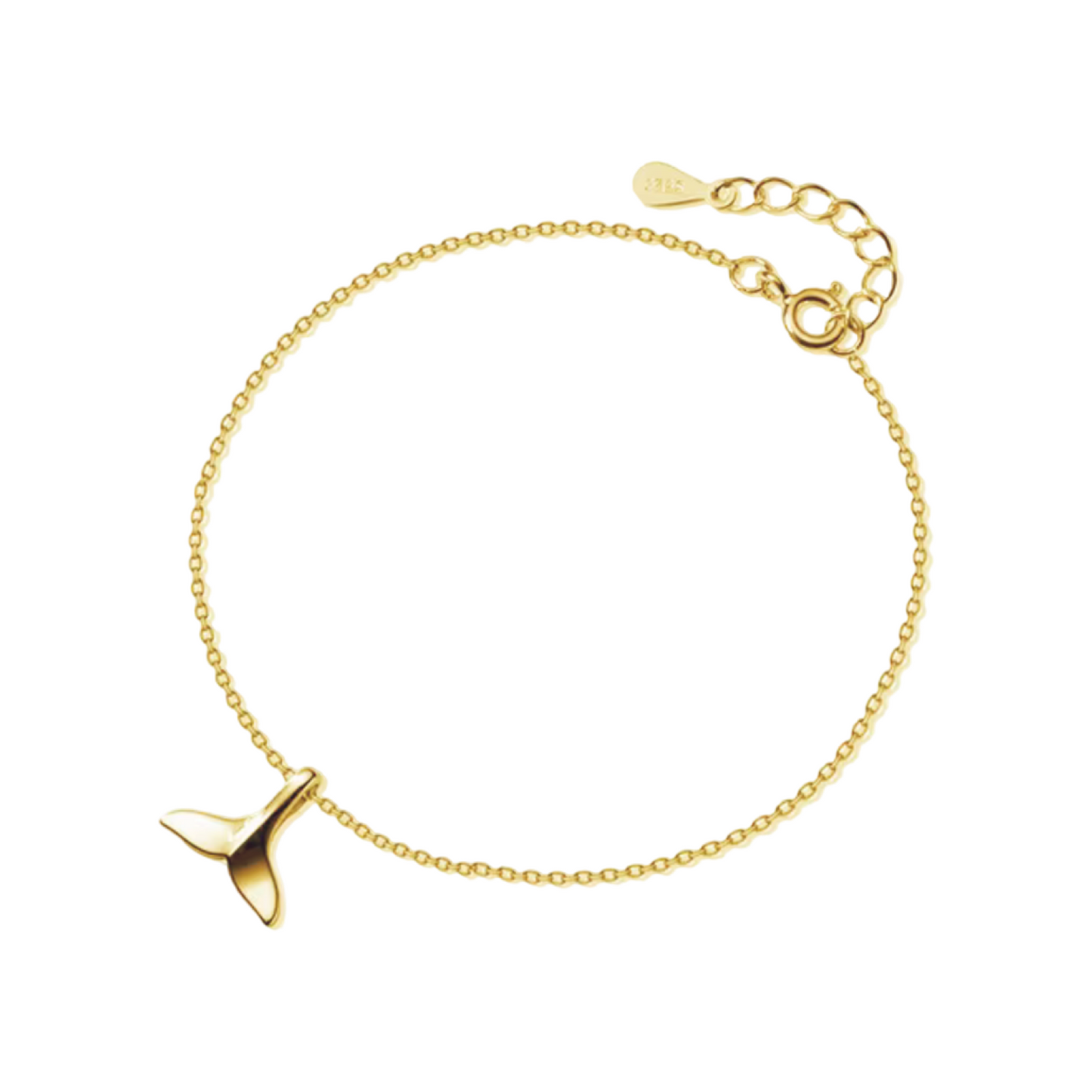 Whale Tail Bracelet