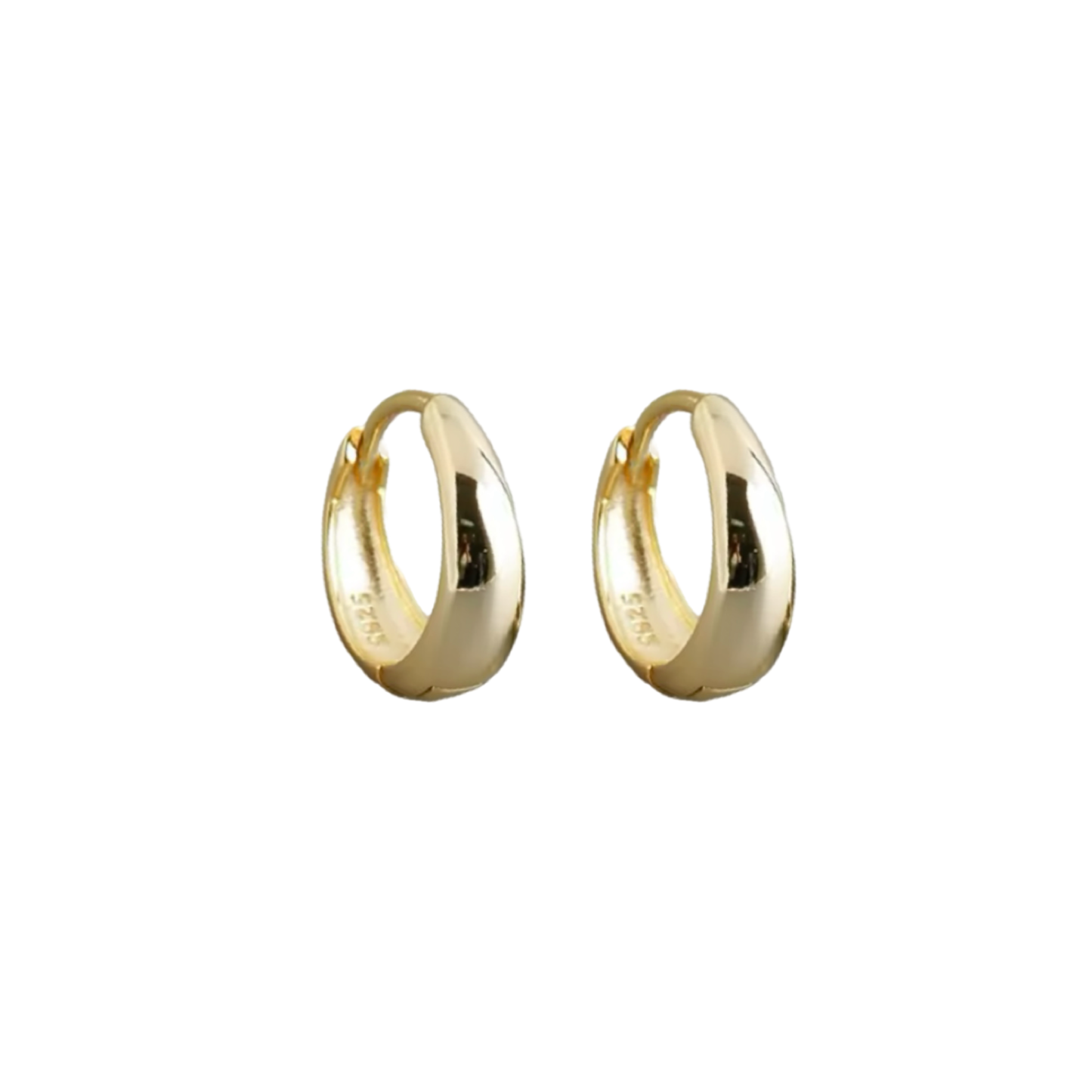 Thick Hoop Earrings