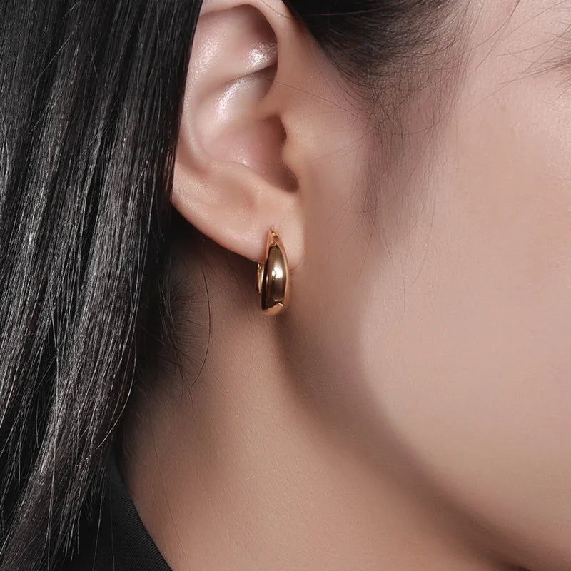 Chunky Hoop Earrings