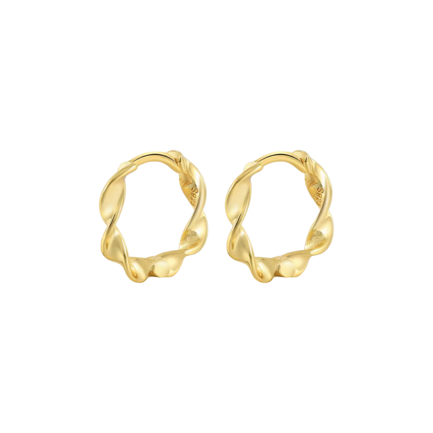Twisted Hoop Earrings