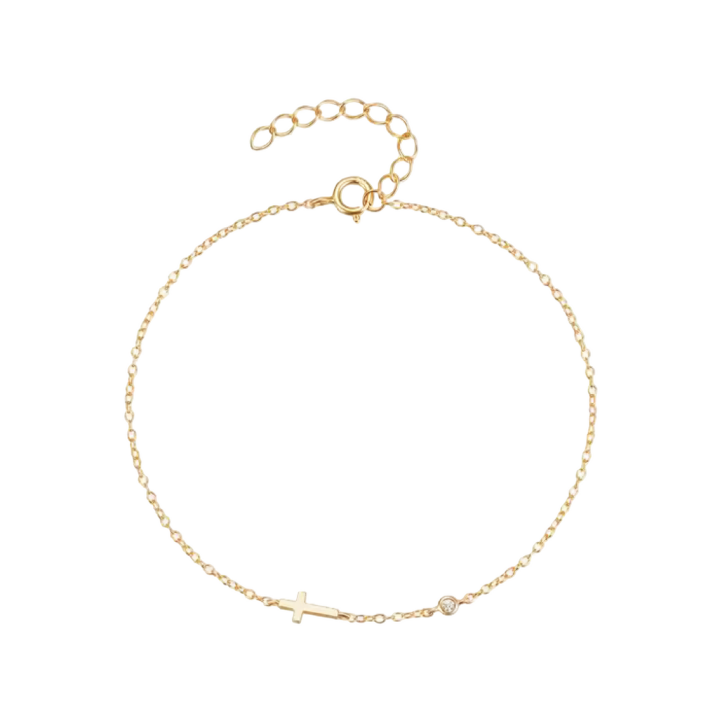 Cross Zircon Bracelet