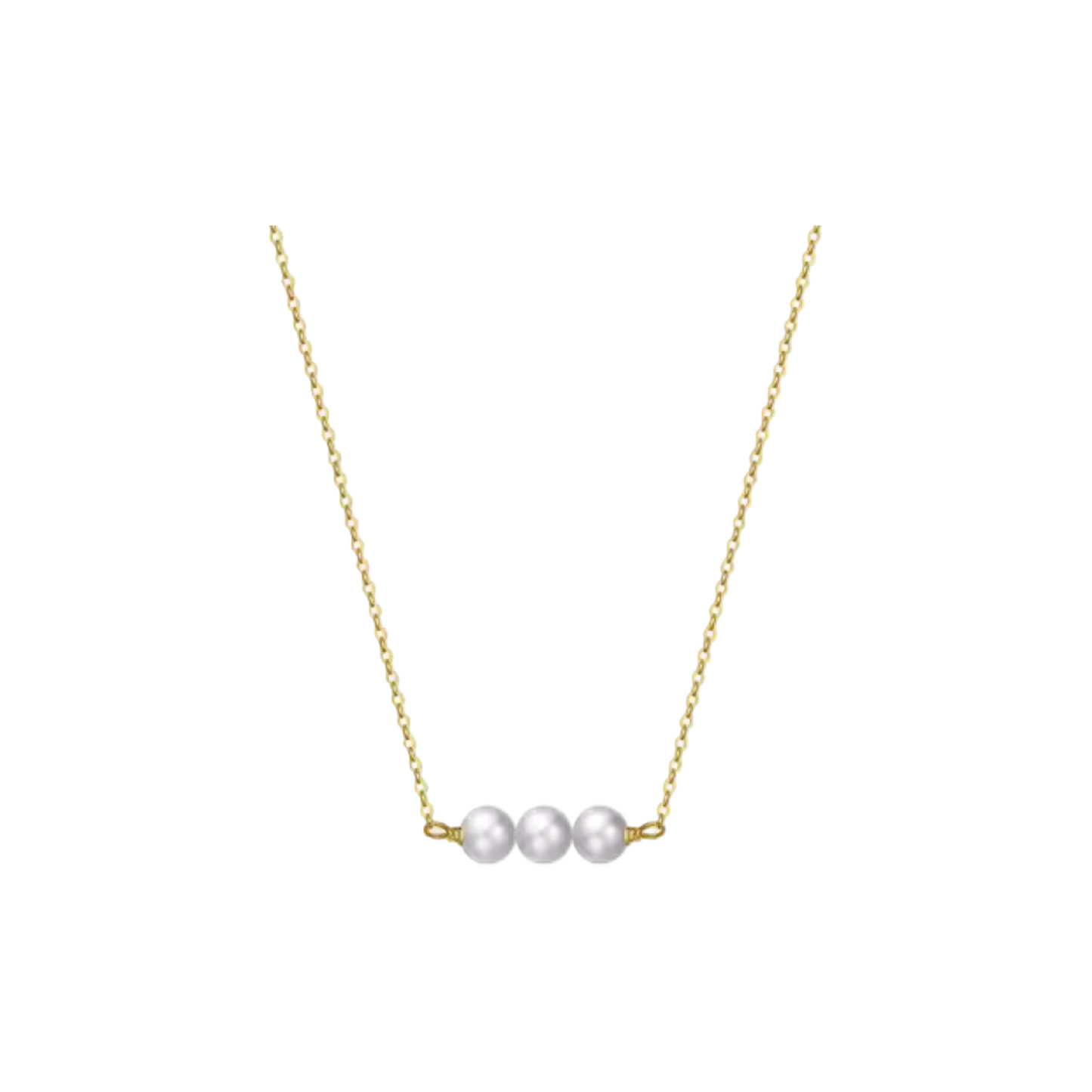 Triple Freshwater Pearl Chocker Necklace