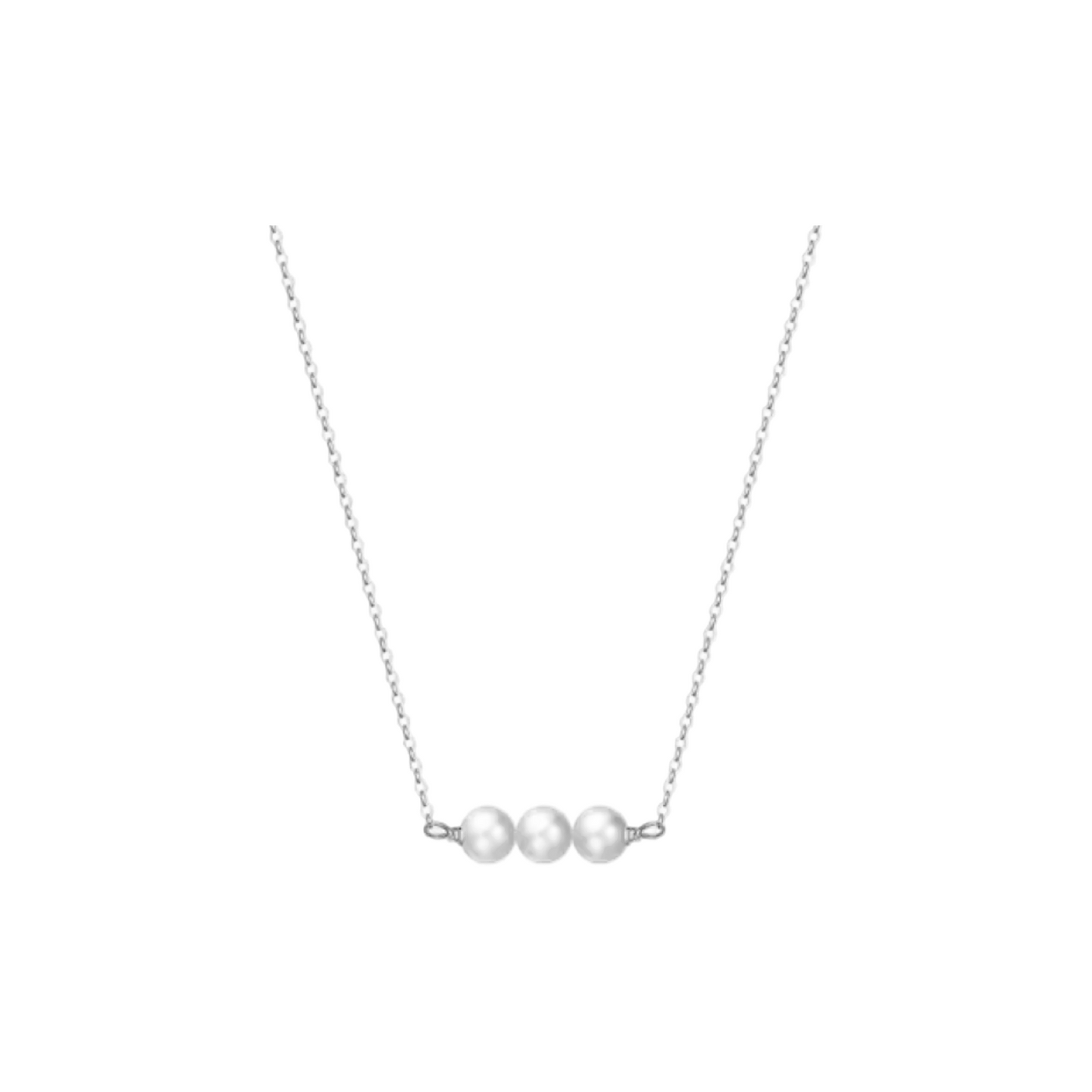 Triple Freshwater Pearl Chocker Necklace