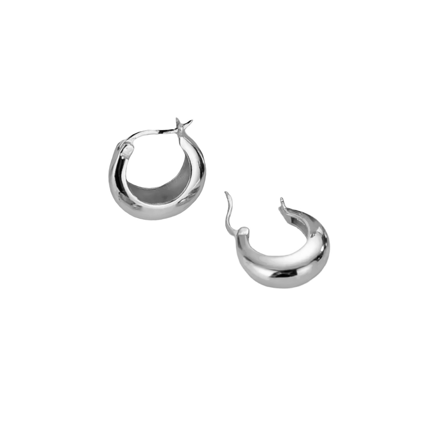 Chunky Hoop Earrings