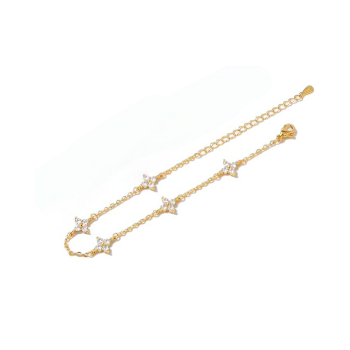 Flower Zircon Bracelet