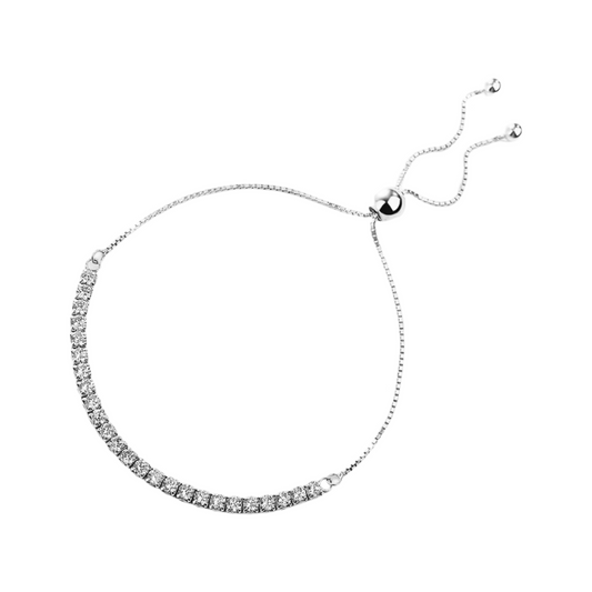 Tennis Slider Zircon Bracelet