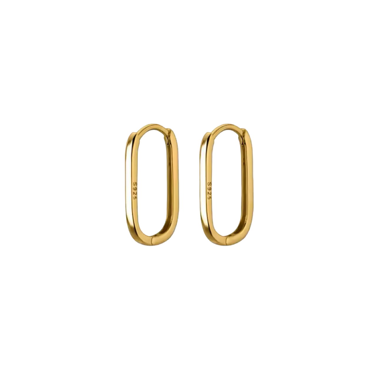 Oval Huggies Earrings