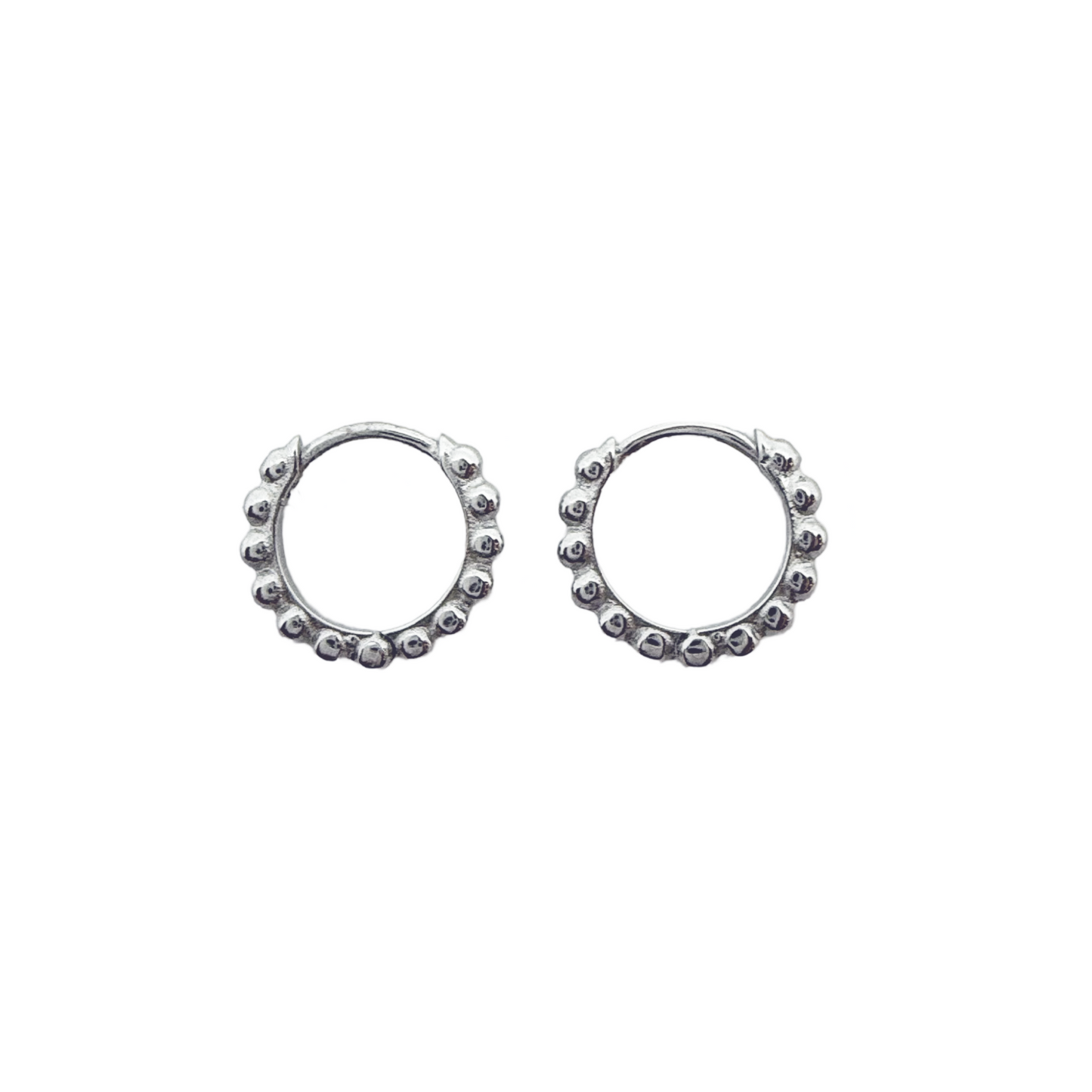 Beaded Hoop Earrings