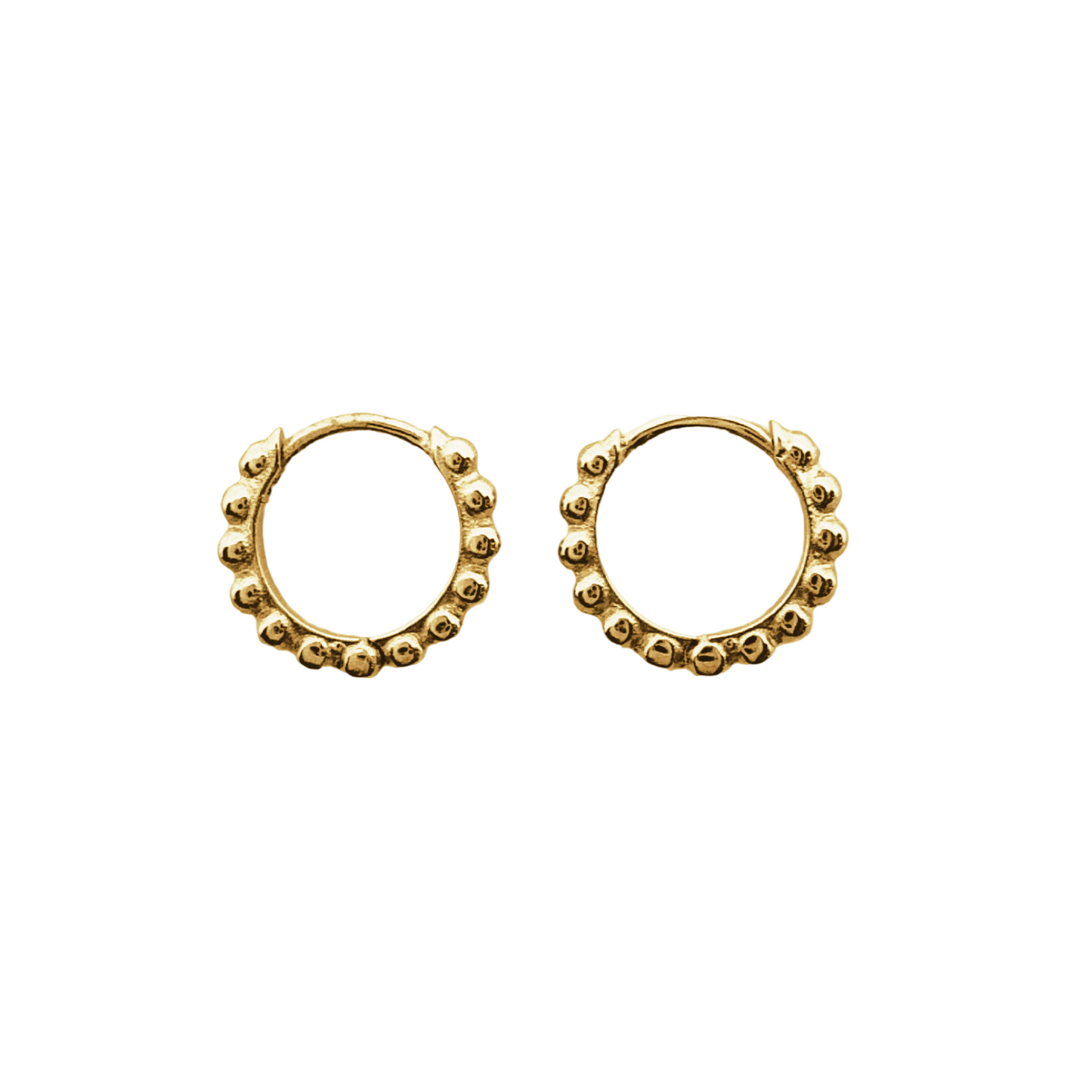 Beaded Hoop Earrings