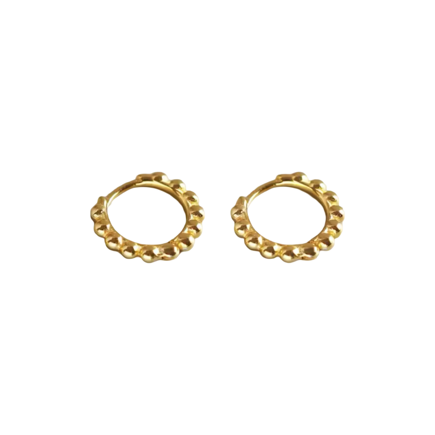 Beaded Hoop Earrings