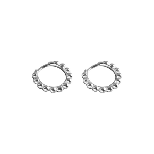 Beaded Hoop Earrings