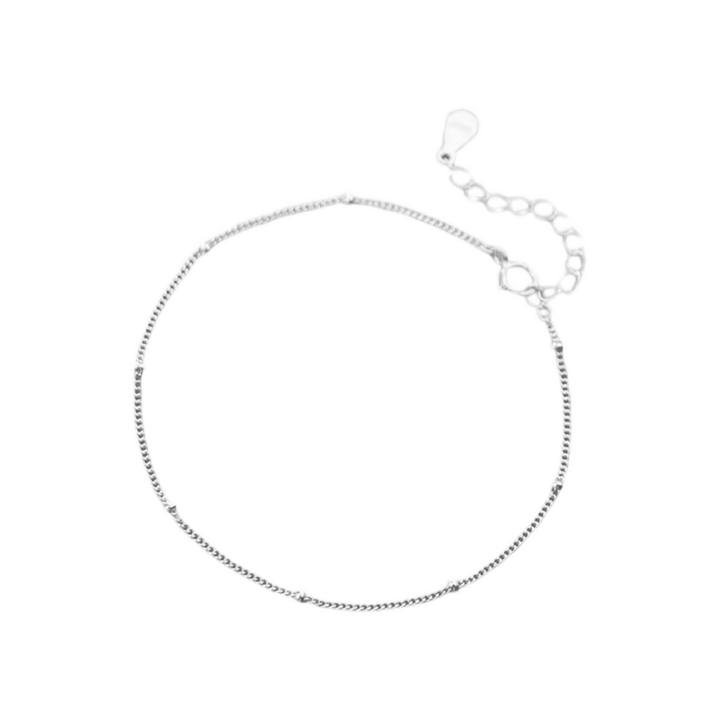 Minimalist Beaded Chain Bracelet