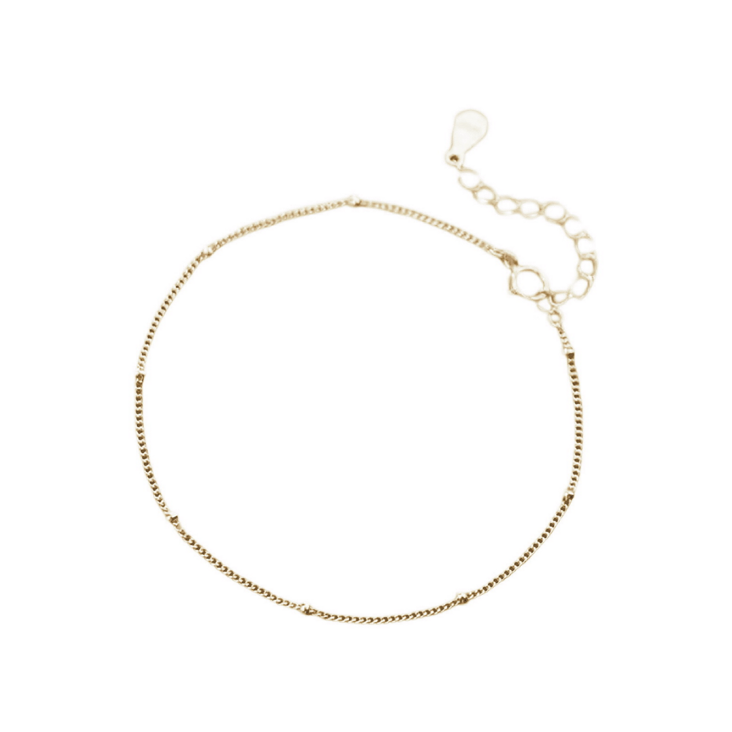 Minimalist Beaded Chain Bracelet