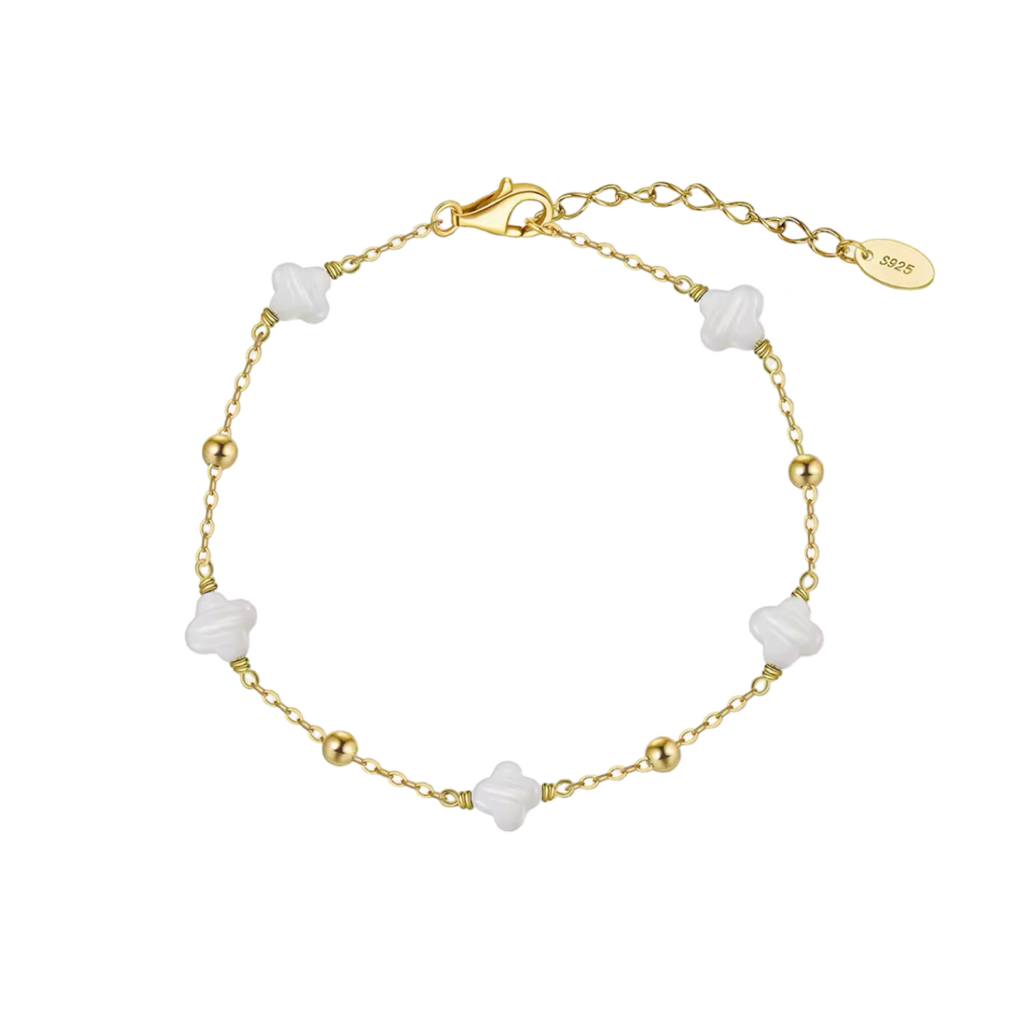 Flower Clover Bracelet