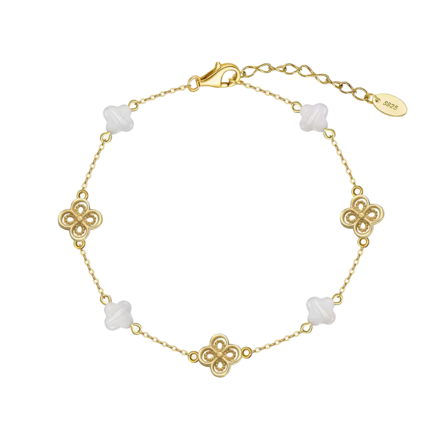 Flower Clover Bracelet