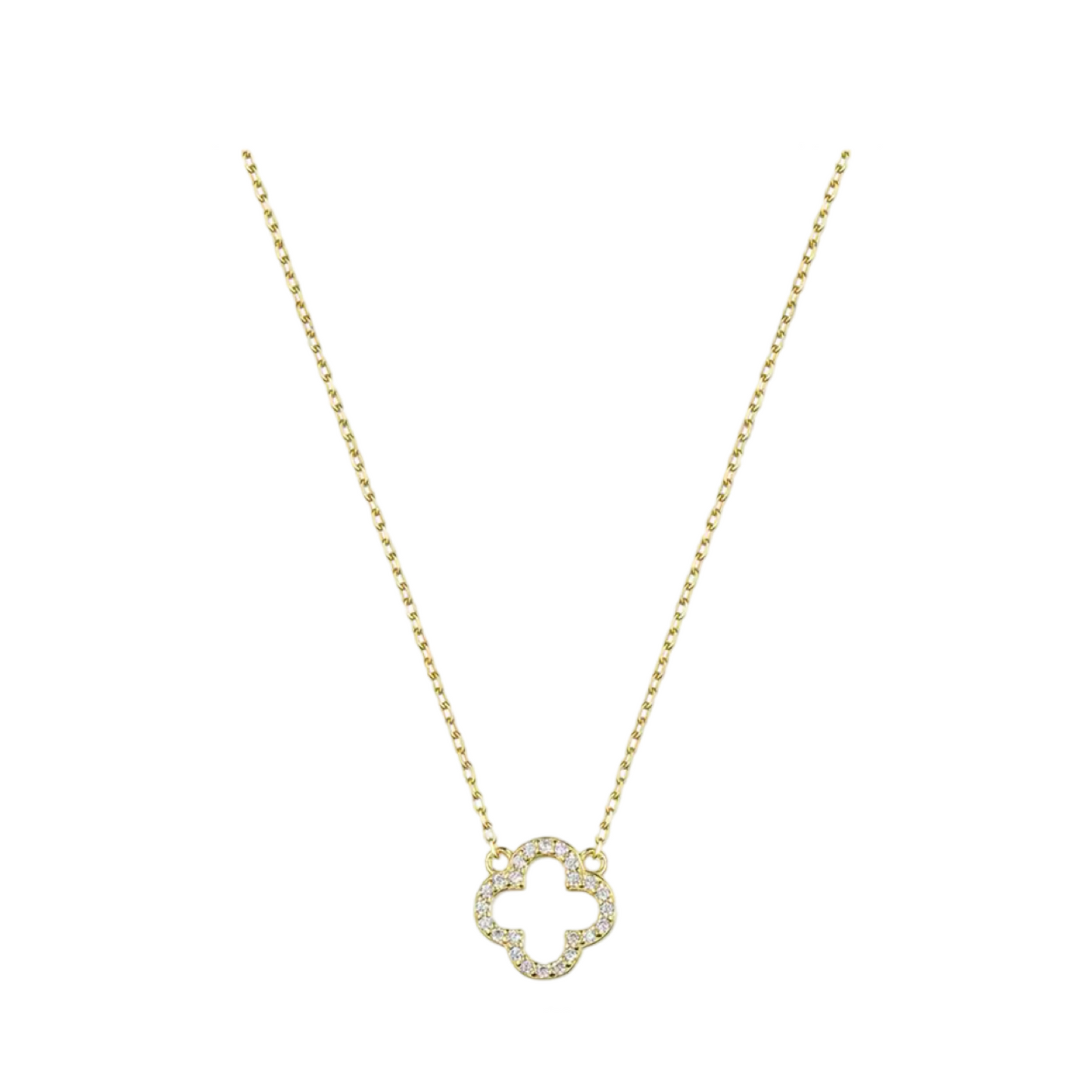 Flower Pendant Chain Necklace