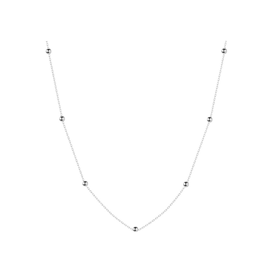 Beaded Chain Choker Necklace