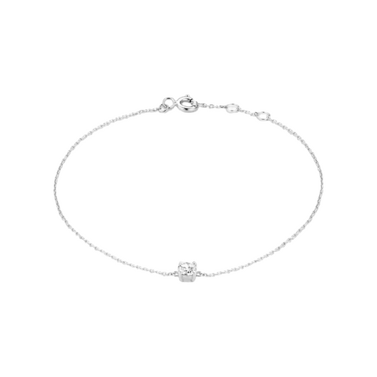 Zircon Minimalist Chain Bracelet