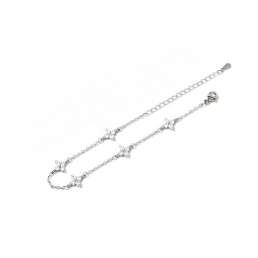 Flower Zircon Bracelet
