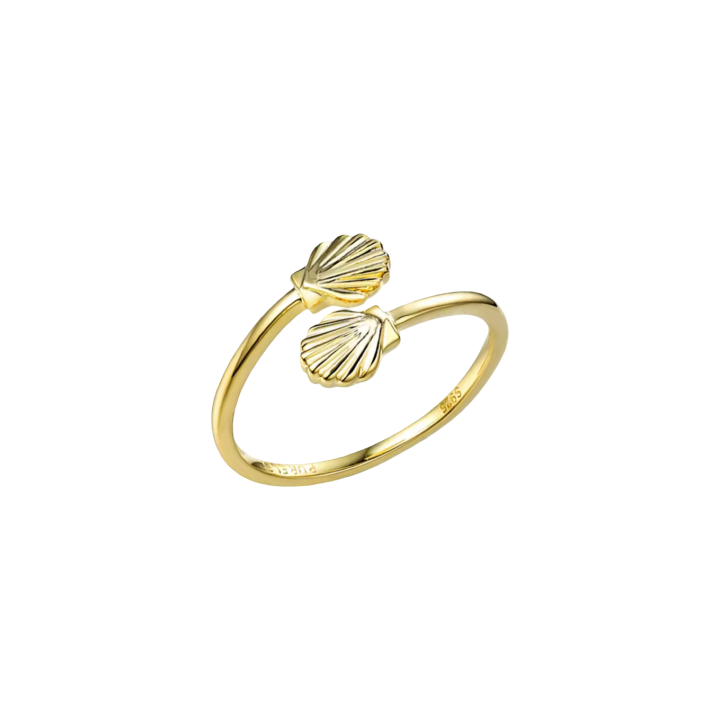 Clam Shell Adjustable Ring