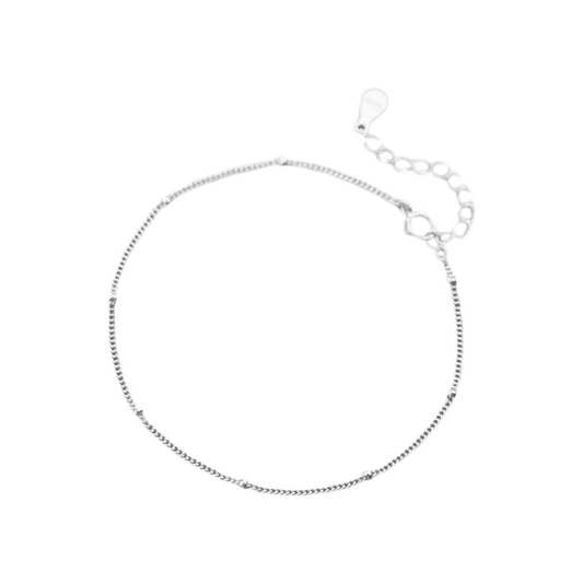 Minimalist Beaded Chain Bracelet