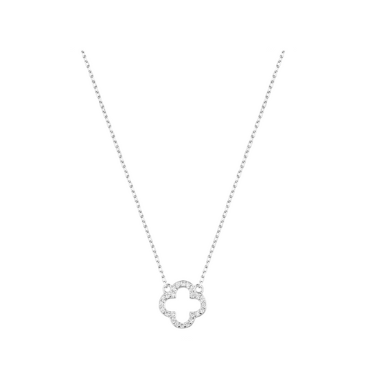 Flower Pendant Chain Necklace