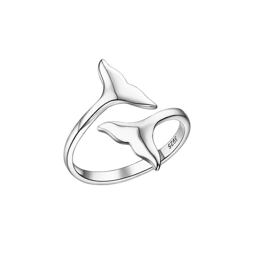 Double Whale Tail Adjustable Ring