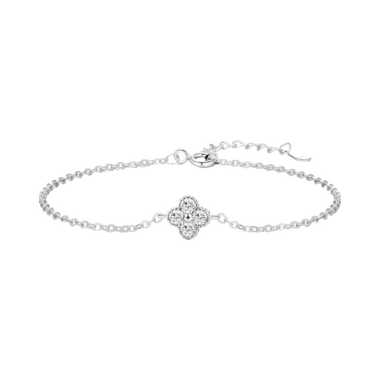 Moissanite Clover Luxury Bracelet